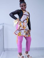 Floral African Print Apron | #1| #2 - Image 5