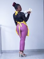 Floral African Print Apron | #1| #2 - Image 3