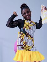 Floral African Print Apron | #3| #5 - Image 5