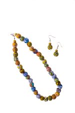Rainbow Krobo Necklace - Image 2