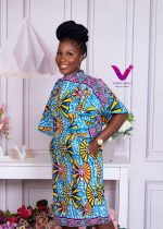 Yaa African Print Dress with Butterfly Arms | S-M - Image 3
