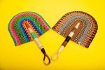 Home Décor Straw Woven Fan