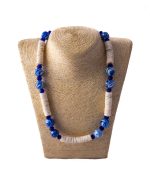 Glass-Beaded Necklace | Blue - Image 2
