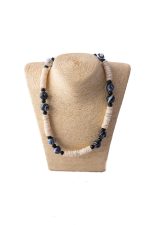Glass-Beaded Necklace | Black - Image 2