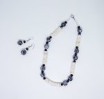 Glass-Beaded Necklace | Black - Image 3