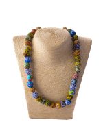 Rainbow Krobo Necklace