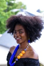 Yaaba Seed Beaded Necklace| Blue