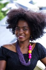 Yaaba Seed Beaded Necklace| Purple - Image 2