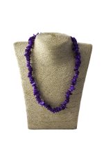 Violet Chip Stone Necklace