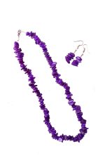 Violet Chip Stone Necklace - Image 2