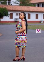 Aba Sleeveless African Print Blazer| S-M - Image 2