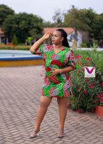 Ewuraba African Print Mini Semi-Fitted Shirt| S-L - Image 4