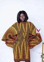 Onua Midi Cape- Pencil Dress |S