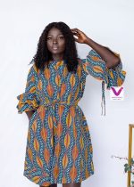 Adoma African Print Dress - Image 2