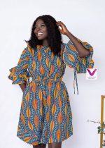 Adoma African Print Dress