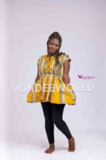 Saha- African Smock Blouse - Image 3